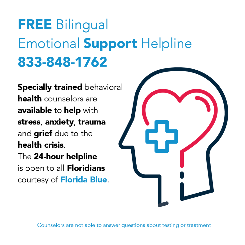 Bilingual Emotional Support Helpline graphic